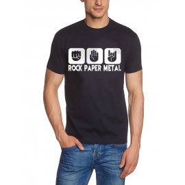 ROCK PAPER METAL T-Shirt S M L XL 2XL 3XL 4XL 5XL