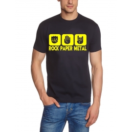 ROCK PAPER METAL T-Shirt S M L XL 2XL 3XL 4XL 5XL