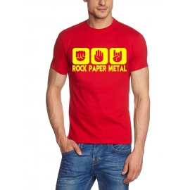 ROCK PAPER METAL T-Shirt S M L XL 2XL 3XL 4XL 5XL