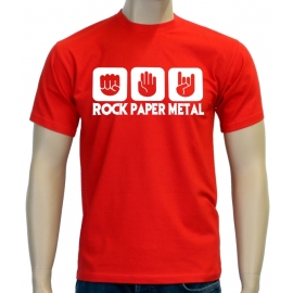 ROCK PAPER METAL T-Shirt S M L XL 2XL 3XL 4XL 5XL