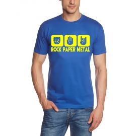 ROCK PAPER METAL T-Shirt S M L XL 2XL 3XL 4XL 5XL