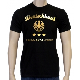 WM 2014 Fußball Deutschland Adler Gold 3 Sterne T-Shirt S M L XL