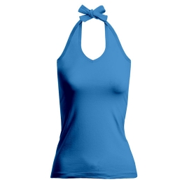 NECKHOLDER TOP t-shirt black, white, sky, rose or violett