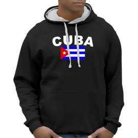 CUBA FLAGGE KUBA Hoodie Sweatshirt mit Kapuze Hoodie Sweater S M