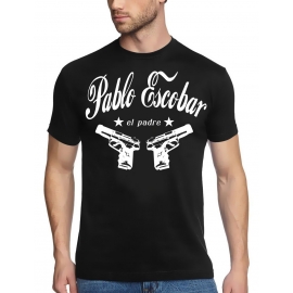 PABLO ESCOBAR el padre  cocaine t-shirt kokain