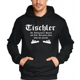 TISCHLER Sweatshirt mit Kapuze HOODIE S M L XL 2XL 3XL 4XL 5XL