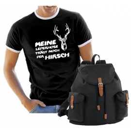 Oktoberfest T-Shirt + Wiesn Vintage Rucksack ! Meine Lederhose t