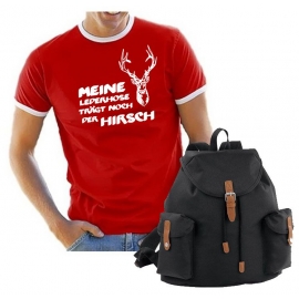 Oktoberfest T-Shirt + Wiesn Vintage Rucksack ! Meine Lederhose t