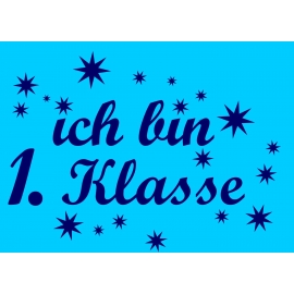 Ich bin 1. Klasse T-Shirt für Jungs zur Einschulung Schulanfang