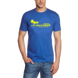 Bogota Sunset kokain T-SHIRT  S M L XL XXL royalblau