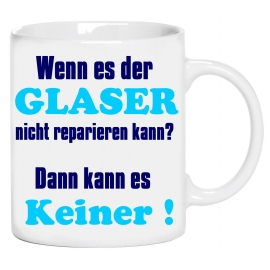 Glaser Becher ! Wenn es der Glaser nicht reparieren kann? Dann k