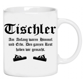 Tischler Becher ! Am Anfang waren Himmel und Erde, den ganzen Re