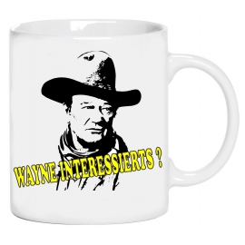 WAYNE INTERESSIERTS ? !  WESTERN Kult Kaffetasse John Wayne -  c