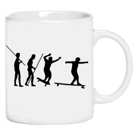 Evolution Longboard! KaffeeTasse! coole-fun-t-shirts