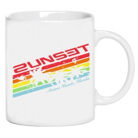 2sunset orange Kaffeebecher! von coole-fun-T-Shirts,