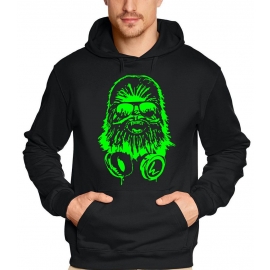 WOOKIE CHEWY CHEWBACCA DJ ! SWEATSHIRT MIT KAPUZE - HOODIE  S M 