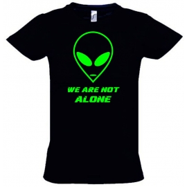 We are not alone ! Alien Kinder T-Shirt Kids Gr.128 - 164 cm