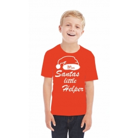 Santa´s little Helper ! Kinder T-Shirt mit Namen zum Adven