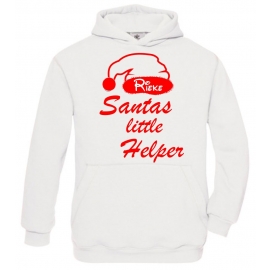 Santa´s little Helper ! Kinder Sweatshirt mit Kapuze Hoodi
