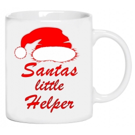 Santas little Helper coole-fun-t-shirts Becher weiss Kaffeetasse