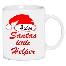 Santas little Helper! Personalisierte Tasse ! coole-fun-t-shirts