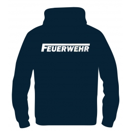 FEUERWEHR reflektierender Druck Kinder Sweatshirt mit Kapuze HOO