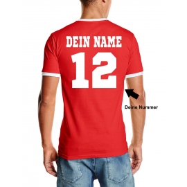 EM 2016 England T-SHIRT mit Deinem NAMEN + NUMMER ! Fußball Trik