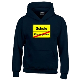 Schulanfang Kinder Hoodie -- Sweatshirt mit Kapuze Kids Gr.116 128 140 152 cm