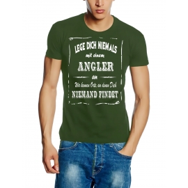 ANGLER T-Shirt - S M L XL 2XL 3XL 4XL 5XL Fischen Angeln Barsch Karpfen