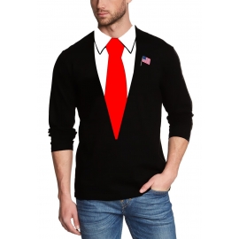 DONALD TRUMP KOSTÜM - US PRESIDENT Karneval Faschingskostum USA WAHL S M L XL XXL 3XL