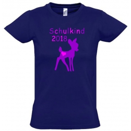 Schulkind 2018 ! Mädchen Geschwister T-Shirt Kids Gr.128 - 164 cm Einschulung, erster Schultag, 1. Klasse, Kindergartenabschieds Shirt