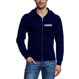 FEUERWEHR Sweatshirtjacke Jacke mit Kapuze reflektierender Druck vorne + hinten  S M L XL 2XL 3XL 4XL 5XL FF BF