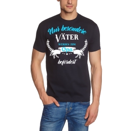 Nur besondere Väter werden zum Opa befördert ! Geburt Schwangerschaft Großeltern werden T-SHIRT Gr.S M L XL XXL 3XL 4XL 5XL schenken Birthday Party Feiern Enkelkinder