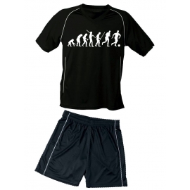 TRIKOTSET mit DEINEM NAMEN + NUMMER ! Fußball Evolution Kinder Fußball Trikot + Hose  Kids 98-104, 110-116, 122-128, 134-140, 146-152, 158-164 cm schwarz, rot, blau. Grün, orange, weiß, gelb