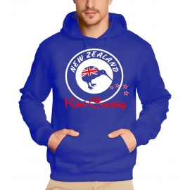 NEW ZEALAND NEU Kiwi Crossing Kapuzensweater NEUSEELAND Blau Schwarz Navy S M L XL XXL 3XL 4XL 5XL