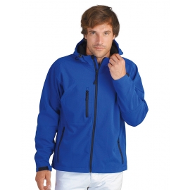 FEUERWEHR SOFTSHELL Jacke mit Kapuze für Herren, Damen, Kinder mit reflektierendem Druck vorne + hinten  S M L XL 2XL 3XL  FF BF