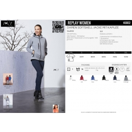 FEUERWEHR SOFTSHELL Jacke mit Kapuze für Herren, Damen, Kinder mit reflektierendem Druck vorne + hinten  S M L XL 2XL 3XL  FF BF