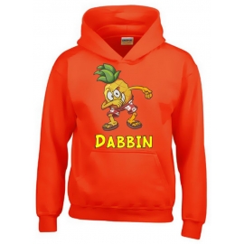 DABBIN ANANAS ! Kinder HOODIE Sweatshirt mit Kapuze Kids Gr.128 - 164 cm Dabbing