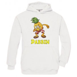 DABBIN ANANAS ! Kinder HOODIE Sweatshirt mit Kapuze Kids Gr.128 - 164 cm Dabbing