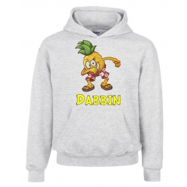 DABBIN ANANAS ! Kinder HOODIE Sweatshirt mit Kapuze Kids Gr.128 - 164 cm Dabbing