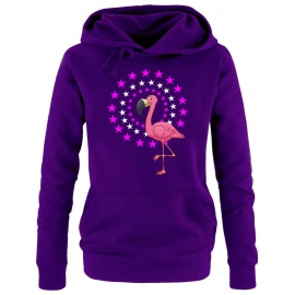 FLAMINGO STARS ! Unicorn Damen Hoodie - Sweatshirt mit Kapuze Gr.S M L XL XXL schenken Birthday Party Feiern