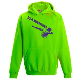 DABBING ! NEON KINDER SPORT HOODIES  Sweatshirt mit Kapuze- Neongelb, Neongrün, Neonpink, Neonorange Kinder Funktionsshirts DABBIN
