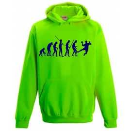 HANDBALL EVOLUTION ! NEON KINDER SPORT HOODIES  Sweatshirt mit Kapuze- Neongelb, Neongrün, Neonpink, Neonorange Kinder Funktionsshirts Trikot für alle Sportarten 3 bis 14 Jahre
