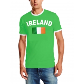 WM 2016 IRELAND T-SHIRT mit Deinem NAMEN + NUMMER ! Fußball Trikot Ringer IRLAND GREEN S M L XL XXL