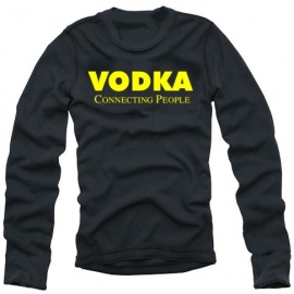 VODKA connecting people LONGSLEEVE S M L XL XXL