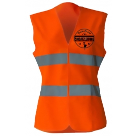 Damen Jga Warnweste EINSATZLEITUNG Jungesellinnenabschied Neongelb Neonorange  S M L XL XXL