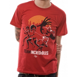 TEAM INCREDIBLES 2 ORIGINAL  T-Shirt Rot Gr. S M L XL 2XL