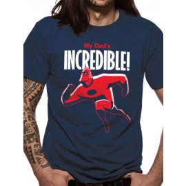 INCREDIBLES 2 - My DAD IS INCREDIBLE ORIGINAL  T-Shirt Blau Gr. S M L XL 2XL