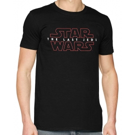 STAR WARS 8 THE LAST JEDI LOGO ORIGINAL Schwarz Grössen S M L XL 2XL