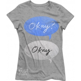 Fault in our Stars - Okay ? Okay ! Original Gr. S L XL grau melliert